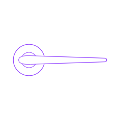 Buildings Door Handles Nina Door Handle Outline Drawing Svg Vector, Free Vectors File